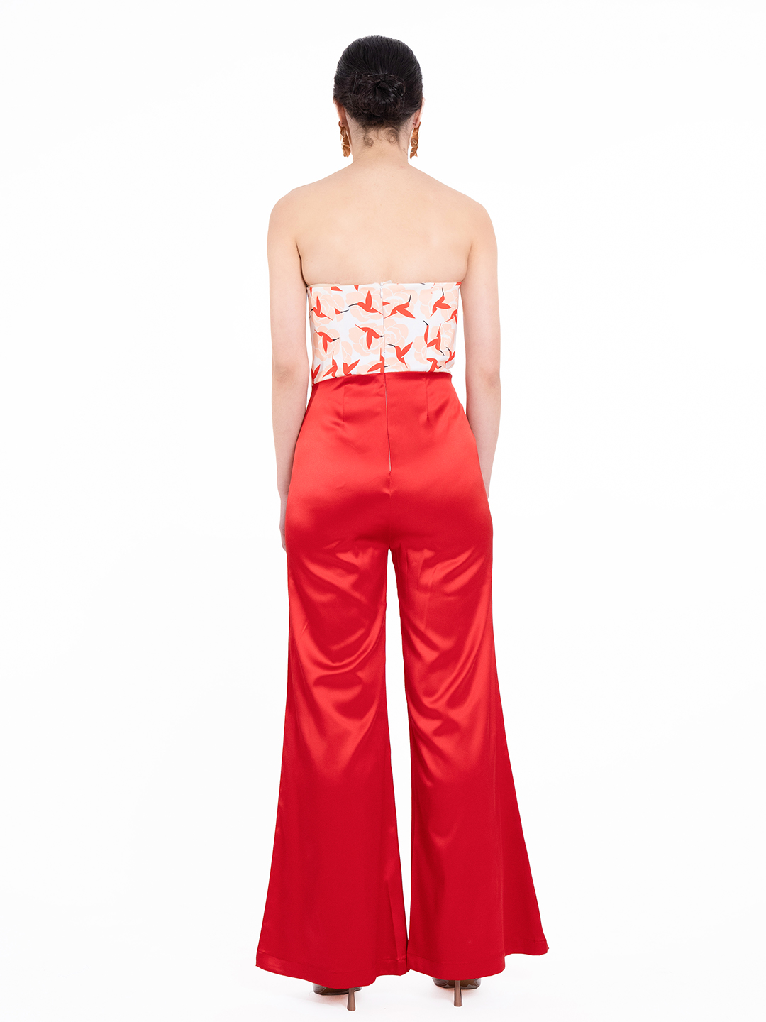 Feathered Fiesta Jumpsuit - Back
